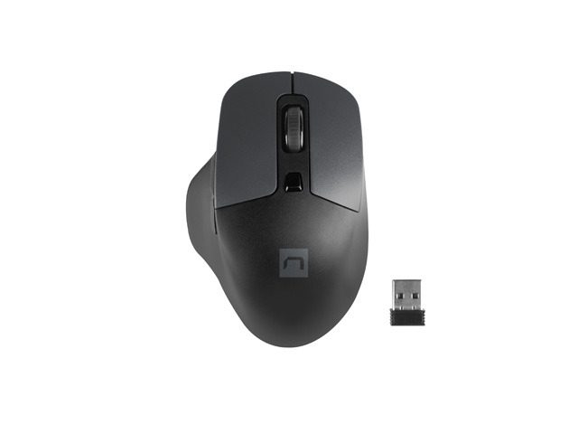 Мишка Natec Blackbird 2 Silent Wireless 1600 DPI Optical Right Hand Adapted, Black