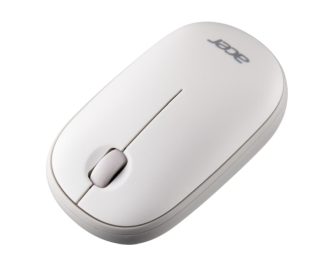 Мишка Acer Wireless Bubble Mouse, AMR100, Бяла, retail pack