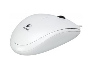Logitech B100 Optical Mouse for Business White