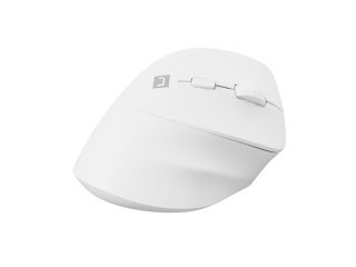 Natec вертикална мишка Crake 2 Wireless, 2400DPI Bluetooth 5.2 + 2.4 GHz Бяла