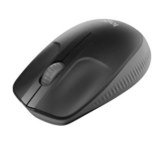 Logitech M190 Full-size Wireless Mouse - Charcoal - 2.4GHz - N/A - EMEA - M190