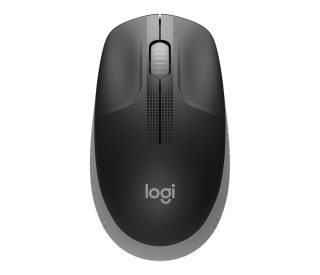 Logitech M190 Full-size Wireless Mouse - Mid Grey - 2.4GHz - EMEA