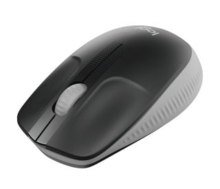 Logitech M190 Full-size Wireless Mouse - Mid Grey - 2.4GHz - EMEA