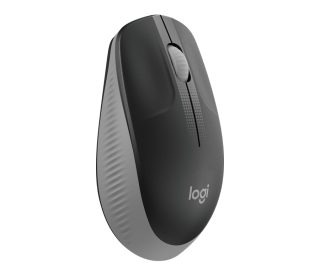 Logitech M190 Full-size Wireless Mouse - Mid Grey - 2.4GHz - EMEA