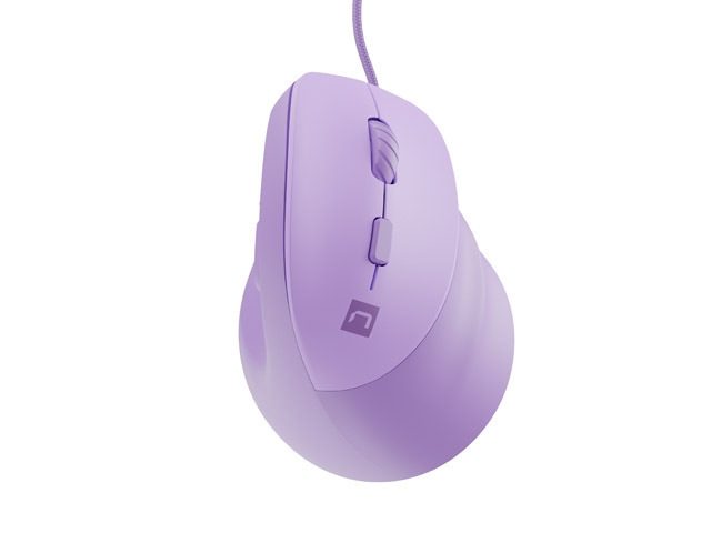 Natec Vertical Mouse Crake 2 Pro 12800DPI Optical Pure Lavender