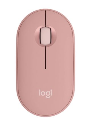 Logitech Pebble Mouse 2 M350s - Tonal Rose - Bluetooth - без донгъл