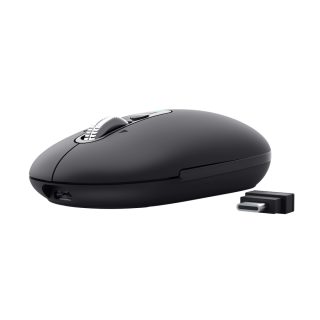TRUST Seron Slim Multi-Wireless Hyperscroll Mouse Black