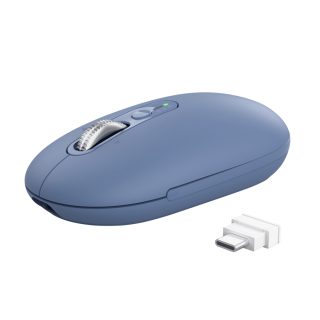 TRUST Seron Slim Multi-Wireless Hyperscroll Mouse Blue