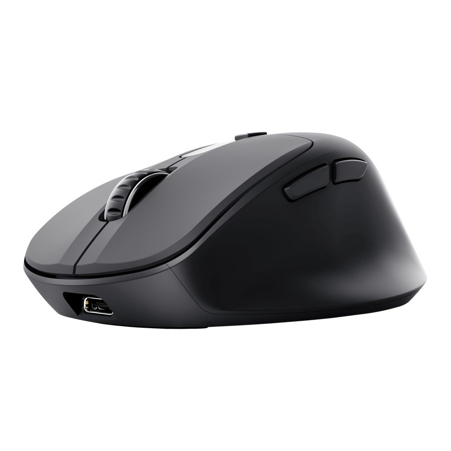 TRUST Zevo Fast Rechargable Multi-Wireless Mouse Black