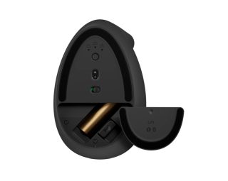 Logitech Lift Vertical Ergonomic Mouse - Graphite/Black - EMEA