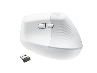 Logitech Lift Vertical Ergonomic Mouse for Business, Off-white