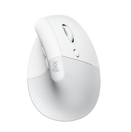 Logitech Lift за Mac вертикална ергономична мишка - OFF-WHITE/PALE GREY - EMEA