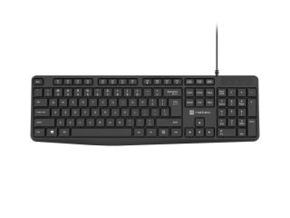 Natec Keyboard Nautilus SLIM US Layout Black