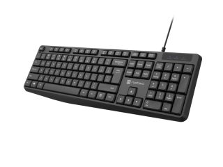 Natec Keyboard Nautilus SLIM US Layout Black