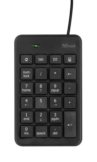 TRUST Xalas USB цифрова клавиатура