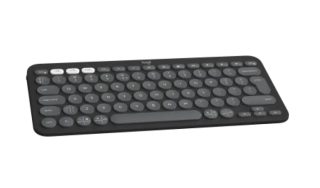 Logitech Pebble Keys 2 K380s - TONAL GRAPHITE - US INT'L - BT - N/A - INTNL-973 - UNIVERSAL