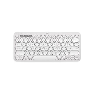 Logitech Pebble Keys 2 K380s - TONAL WHITE - US INT'L - BT - N/A - INTNL-973 - UNIVERSAL