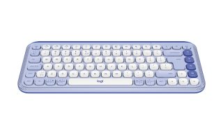 Logitech Pop Icon Keys - Lilac - US INT'L - BT - N/A - INTNL-973