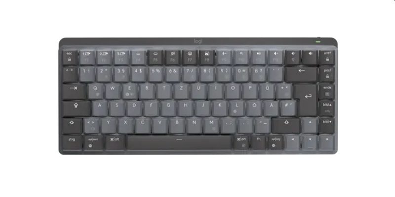 Logitech MX Mechanical Mini Minimalist Wireless Illuminated Keyboard - GRAPHITE - US INT'L - EMEA