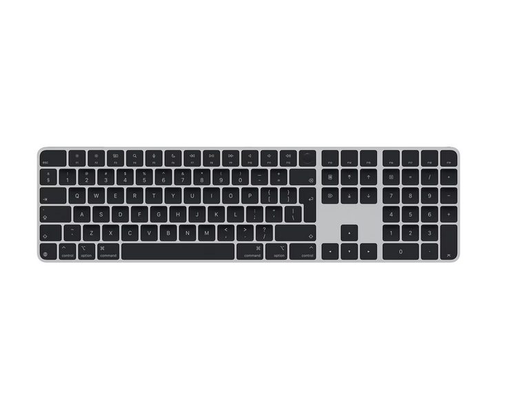 Apple Magic Keyboard (2024) с Touch ID и цифрова клавиатура - International English - черни клавиши