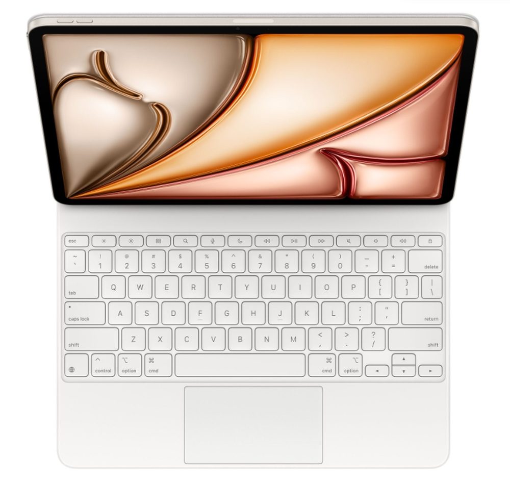 Apple Magic Keyboard за iPad Air 13-инчов (M3) - американски английски - бял
