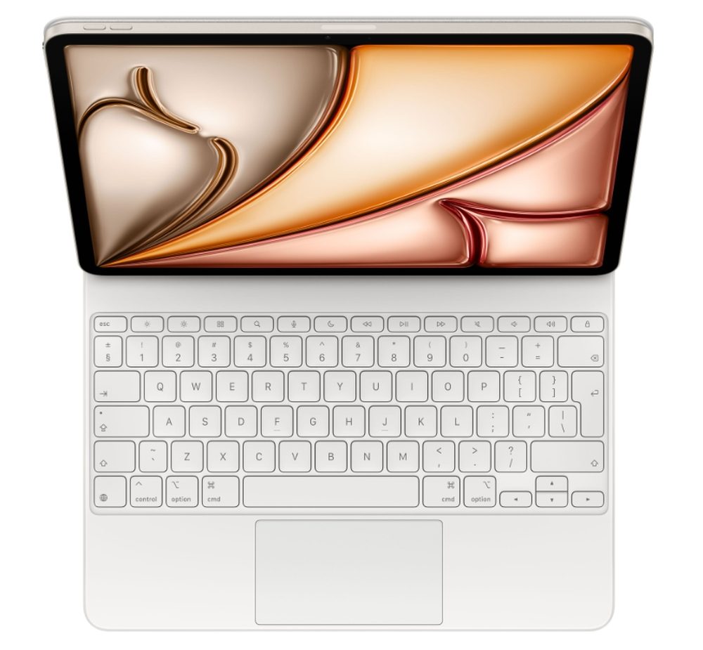 Apple Magic Keyboard за iPad Air 13-инча (M3) - International English - Бял