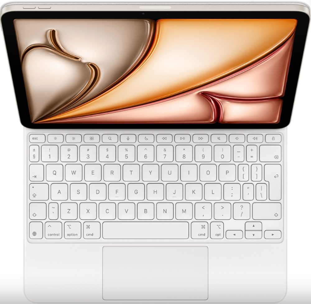 Apple Magic Keyboard за iPad Air 13-инча (M3) - български - бял