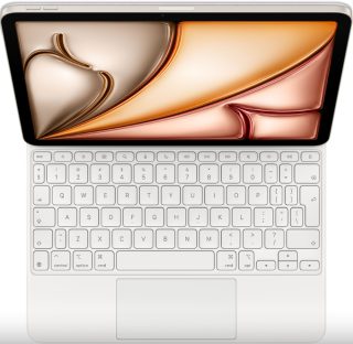 Apple Magic Keyboard за iPad Air 13-инча (M3) - български - бял
