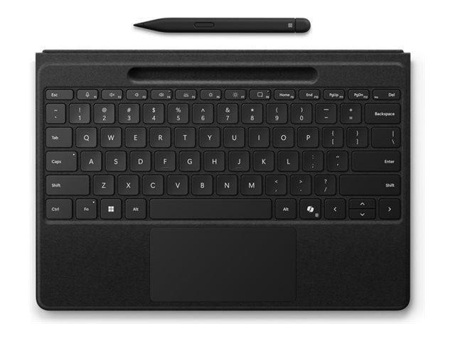 Microsoft Surface Pro Flex Keyboard + Surface Slim Pen Bundle Eng Intl CEE Commercial Alcantara Black