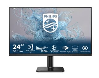 Philips 24E2N1110, 23.8" IPS WLED, 1920x1080@120Hz, 4ms GtG, 1ms MPRT, 300cd/m², 1500:1, Mega Infinity DCR, Adaptive Sync, FlickerFree, LowBlue Mode, Tilt, D-SUB, HDMI