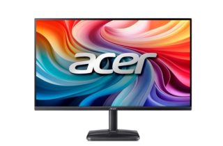 Монитор Acer EK271P0bi, 27" FHD (1920x1080), VA, 144Hz, 100M:1, 250 nits, 4ms (GTG)/1ms(VRB), 99% sRGB, HDMI 1.4, VGA, FreeSync, BlueLightShield, ZeroFrame, Tilt, VESA, Енергиен клас D, Черен, 2Y