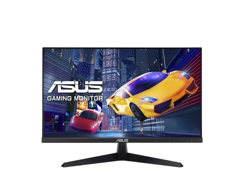 Asus VY249HGR Eye Care Gaming Monitor, 23.8" FHD (1920 x 1080), IPS, 120Hz(OC), SmoothMotion, 1ms (MPRT), Adaptive Sync, Eye Care Plus технология, Blue Light Filter, Flicker Free, антибактериално покритие, черен