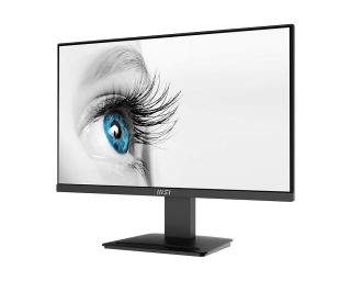 Монитор MSI PRO MP2412, 23.8", 100Hz, 1920x1080 FHD, VA, 1ms MPRT, 4ms GTG, 4000:1 контрастно съотношение, Anti-glare, 1x HDMI, 1x DP, VESA 75, Tilt, 300 cd/m2, 113% (CIE 1976), VESA 75mm, Display Kit App, TÜV сертифициран anti-flicker, 9S6-3BA9CH-042