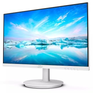 Philips 271V8AW 27" IPS WLED монитор, 1920x1080@75Hz, 4ms GtG, 250cd/m², 1000:1, Mega Infinity DCR, Adaptive Sync, FlickerFree, Low Blue Mode, 2Wx2, Tilt, D-SUB, HDMI, Бял