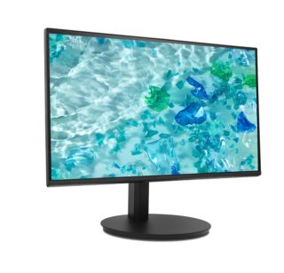Монитор Acer Vero CB242YGbmiprx, 23.8" FHD (1920x1080), IPS, 120Hz, 100M:1, 250nits, 1ms(VRB), Adaptive Sync, VGA, HDMI, DP, Audio In/Out, ZeroFrame, Speakers, Ergostand, EnergyStar, EPEAT Gold, Енергиен клас B, Черен, 3Y