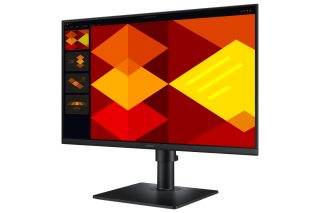Монитор Samsung LS24D406GA, 24" IPS LED, 1920x1080, 5ms, 100 Hz, 250cd/m2, HDMI, DP, USB Hub, черен