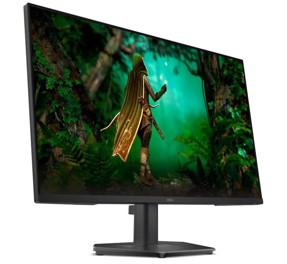 Dell SE2725HG, 27" LED плосък екран, IPS AG, FullHD 1920x1080, 99% sRGB, 5ms, 200Hz, 1000:1, 300 cd/m2, 2xHDMI, Tilt, Черен