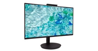 Монитор Acer Vero CB242YD6bmiprcx, 23.8" FHD (1920x1080), IPS, 120Hz, 100M:1, 250nits, 4ms (GTG)/1ms(VRB), AdaptiveSync, VGA, HDMI, DP, Audio In/Out, ZeroFrame, Speakers, Adj.WebCam 5M/Mic array, Energy Class B, TCO, Black, 3Y