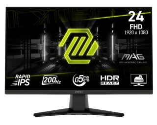 MSI MAG 242F геймърски монитор 23.8" Rapid IPS 200Hz