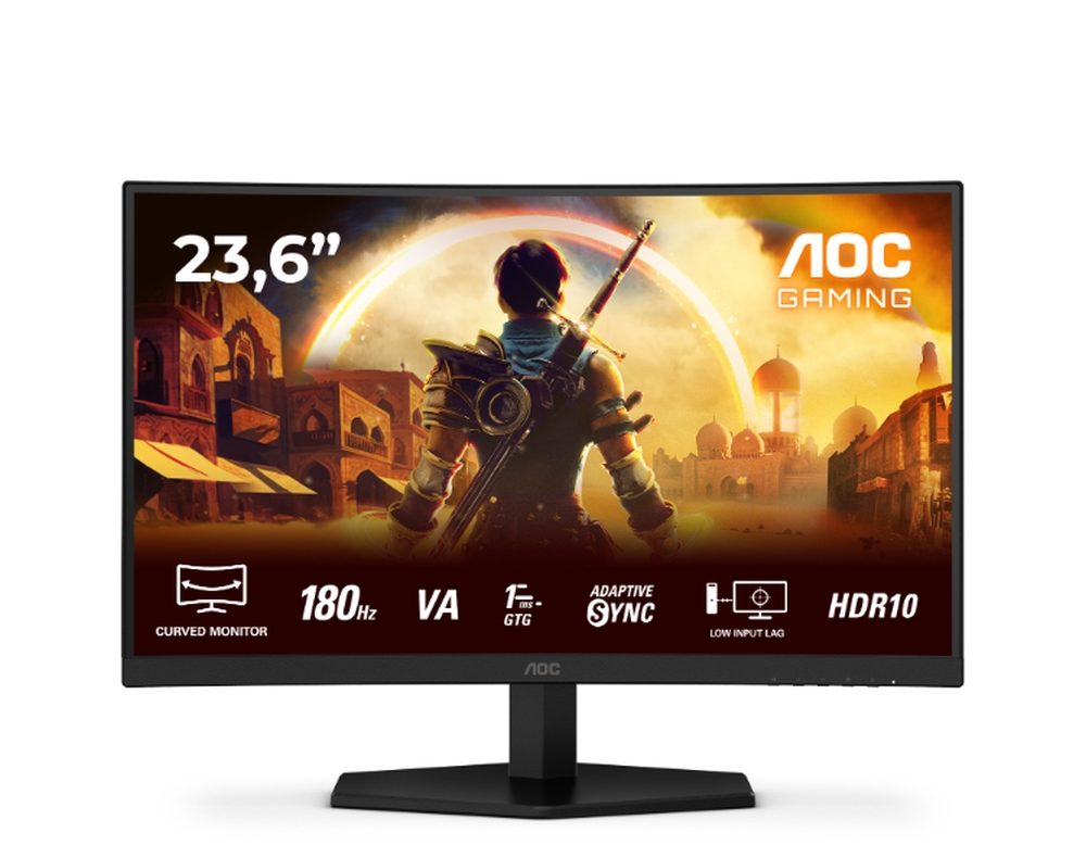 AOC C24G42E 23.6" VA извит 1500R геймърски монитор