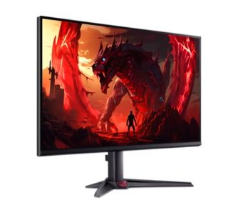 Acer Nitro VG250QF3bmiipx 24.5" FHD (1920x1080), IPS, 320Hz, 250nits, 100M:1, 1ms/0.5ms(GTG)//1ms(VRB), 99% sRGB, Free Sync Premium, 2xHDMI, DP, HDR10, Audio out, BluelightShield, ZeroFrame, Speakers, Tilt, Vesa, Energy Class D, Black, 2Y