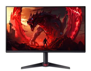 Acer Nitro VG250QF3bmiipx 24.5" FHD (1920x1080), IPS, 320Hz, 250nits, 100M:1, 1ms/0.5ms(GTG)//1ms(VRB), 99% sRGB, Free Sync Premium, 2xHDMI, DP, HDR10, Audio out, BluelightShield, ZeroFrame, Speakers, Tilt, Vesa, Energy Class D, Black, 2Y