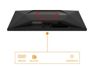 AOC 27G4ZR 27" Fast IPS WLED монитор, 1920x1080@260Hz (OC, Native 240Hz), 1ms GtG, 0.3ms MPRT, 300cd/m², 1000:1, Adaptive Sync, FlickerFree, Anti Blue Light, Tilt, Height Adjust, Pivot, Swivel, 2xHDMI, DP