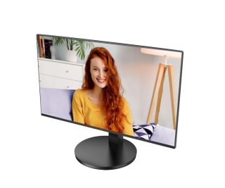 Монитор AOC 24B3CF2, 23.8" IPS WLED, 1920x1080@100Hz, 4ms GtG, 1ms MPRT, 250cd/m², 1300:1, 20M:1 DCR, Adaptive Sync, FlickerFree, Low Blue Light, 2Wx2, Tilt, Height Adjust, HDMI, USB hub