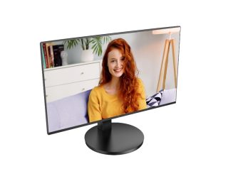 Монитор AOC 24B3CF2, 23.8" IPS WLED, 1920x1080@100Hz, 4ms GtG, 1ms MPRT, 250cd/m², 1300:1, 20M:1 DCR, Adaptive Sync, FlickerFree, Low Blue Light, 2Wx2, Tilt, Height Adjust, HDMI, USB hub