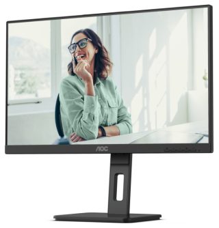 Монитор AOC 24P3CV, 23.8" IPS WLED, 1920x1080@75Hz, 4ms GtG, 300cd/m², 1000:1, 50M:1 DCR, Adaptive Sync, FlickerFree, Low Blue Light, 2Wx2, Tilt, Height Adjust, Pivot, Swivel, HDMI, DP, USB hub