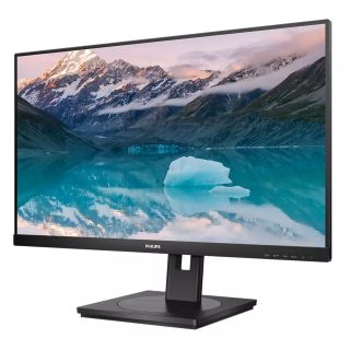 Монитор Philips 242S9JML, 23.8" VA WLED, 1920x1080@75Hz, 4ms GtG, 300cd/m², 3000:1, DCR 50M:1, Adaptive Sync, FlickerFree, Low Blue Light, 2Wx2, Tilt, Height Adjust, Pivot, Swivel, D-SUB, DVI, HDMI, DP, USB hub
