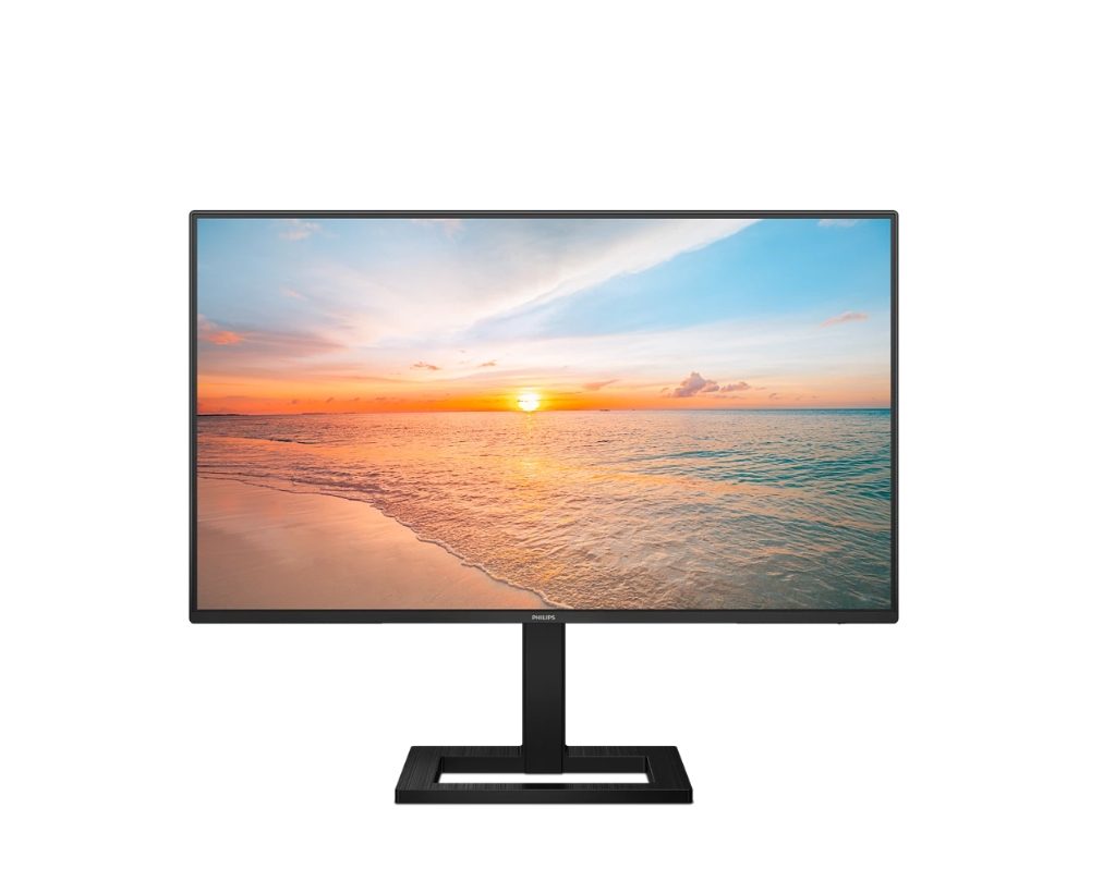 Монитор Philips 24E1N1300AE, 23.8" IPS WLED, 1920x1080@100Hz, 4ms GtG, 1ms MPRT, 250cd/m², 1300:1, Mega Infinity DCR, Adaptive Sync, FlickerFree, LowBlue Mode, 2Wx2, Tilt, Height Adjust, HDMI, USB hub