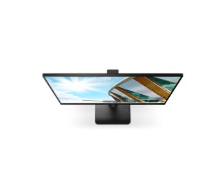 Монитор AOC 24P2QM, 23.8" VA WLED, 1920x1080@75Hz, 4ms GtG, 300cd/m², 3000:1, 50M:1 DCR, Adaptive Sync, Low Blue Light, FlickerFree, 2Wx2, Tilt, Height Adjust, Pivot, Swivel, D-SUB, DVI, HDMI, DP, USB hub