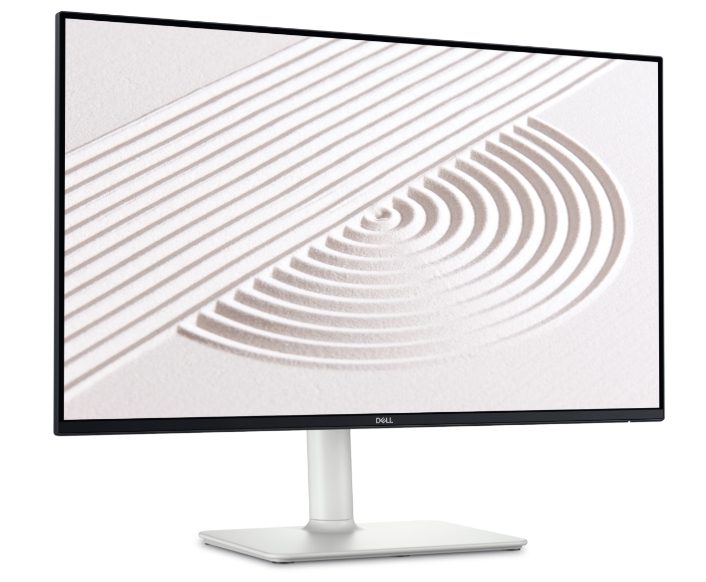Dell S2425HS 23.8" LED плосък монитор, IPS AG, FullHD 1920x1080, 99% sRGB, 4ms, 100Hz, 1500:1, 250 cd/m2, 2xHDMI, високоговорители 2x5W, регулиране на височината, Pivot, Swivel, Tilt, черен и сребрист